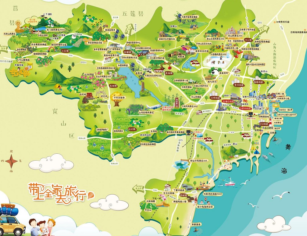 濮阳景区使用手绘地图给景区能带来什么好处？